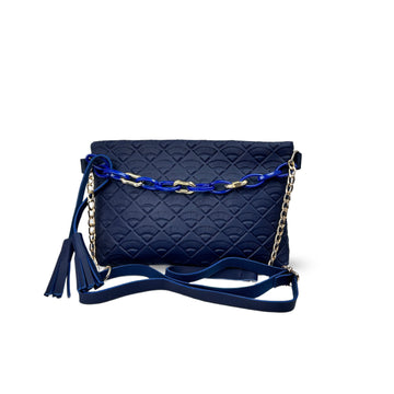 Crescent Chain - Navy Blue