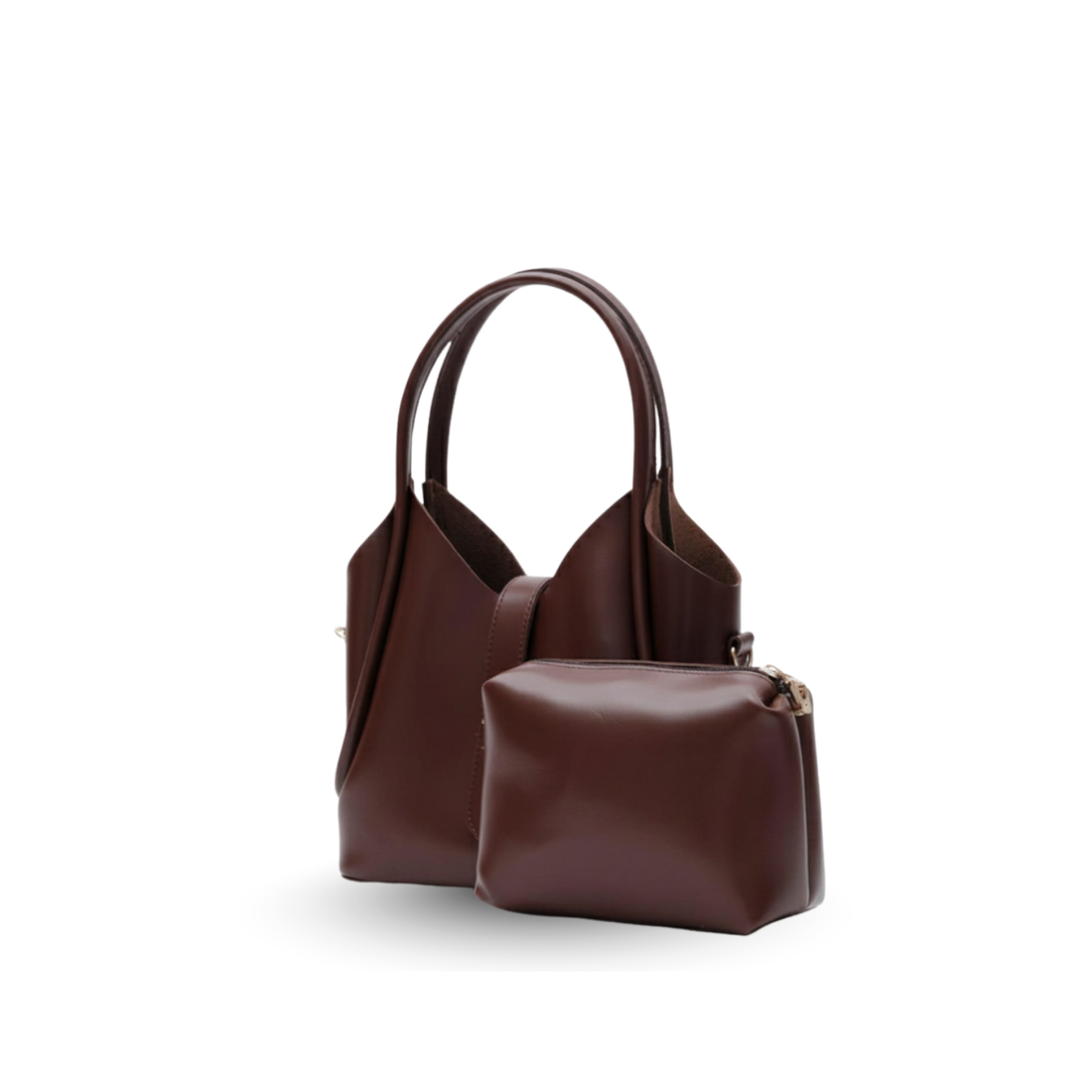 Sienna Tote (Free Makeup Pouch) - Maroon