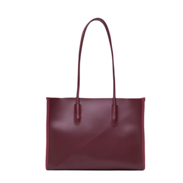 Serena Tote Bag - Claret Red