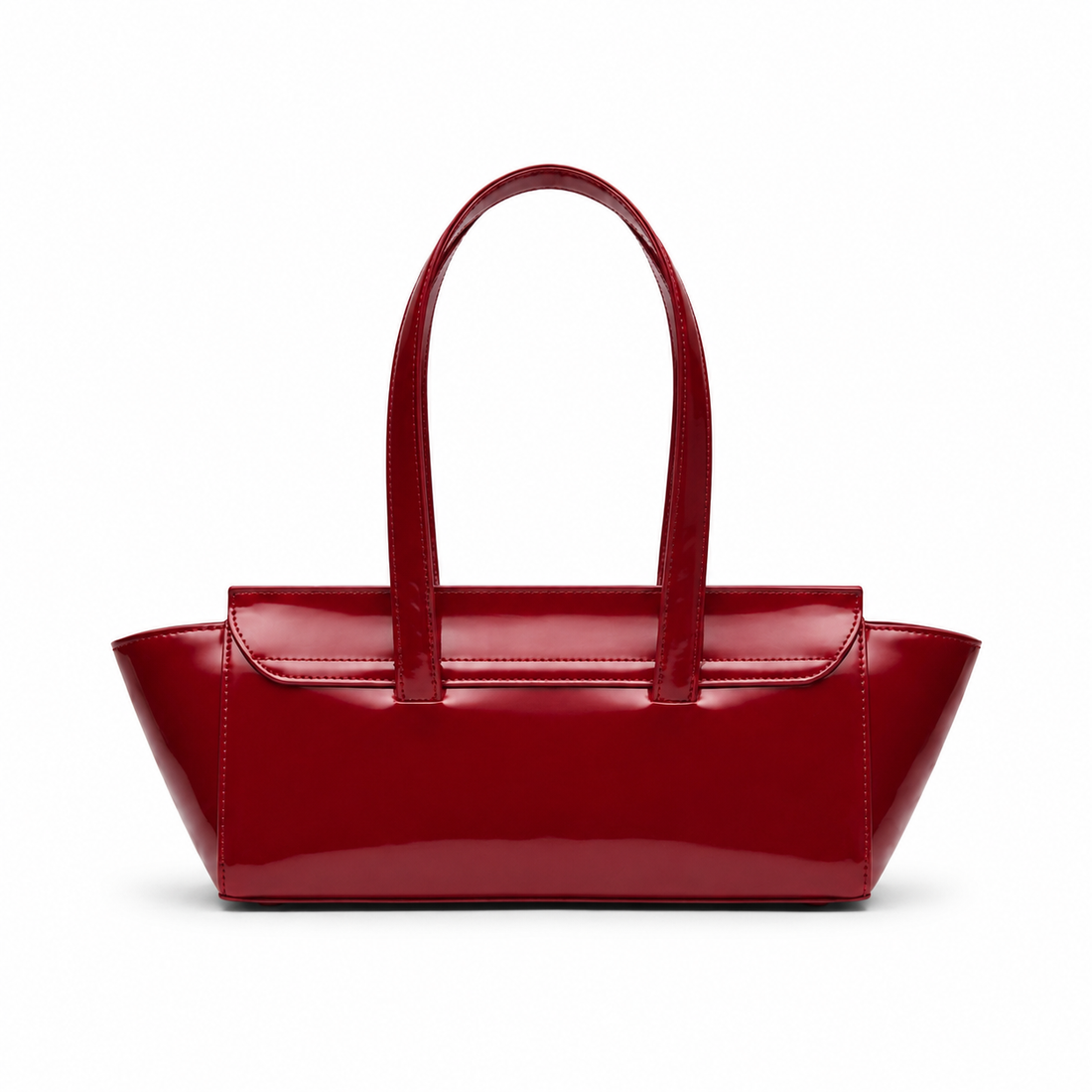 Aveline – Patent Cherry Red