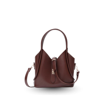 Sienna Tote (Free Makeup Pouch) - Dark Brown