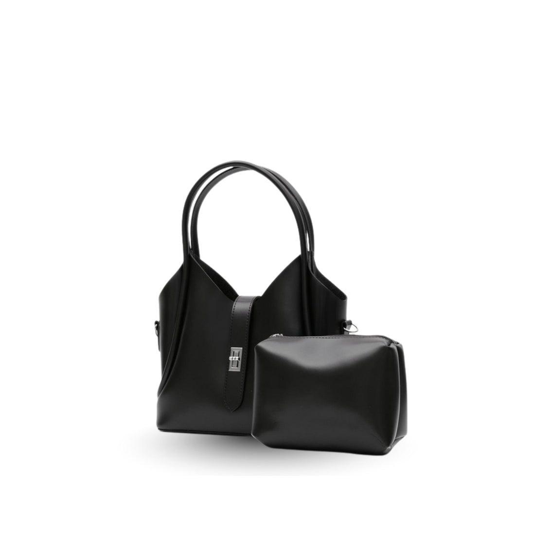 Sienna Tote (Free Makeup Pouch) - Black